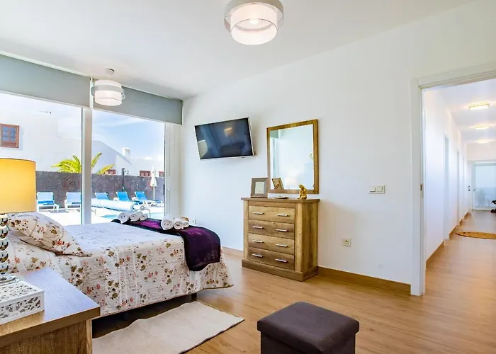 别墅 Eslanzarote Eco Tony, Heated Pool, Jacuzzi, Sat Tv, Super Wifi La Costa