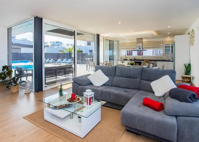 别墅 Eslanzarote Eco Tony, Heated Pool, Jacuzzi, Sat Tv, Super Wifi La Costa